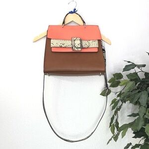 NWT Christian Lacroix Snake Skin Satchel